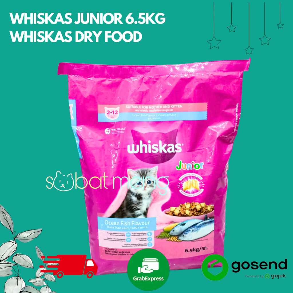 WHISKAS JUNIOR 6.5KG | WHISKAS DRY FOOD | WHISKAS KITTEN 6.5KG