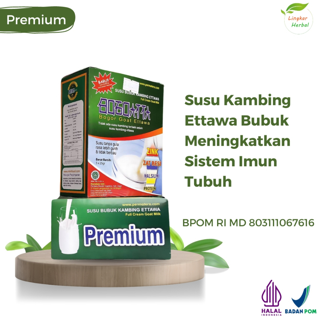 

BOGOATTA Premium - Susu Kambing Etawa Bubuk Murni Premium 100 gr BPOM Halal