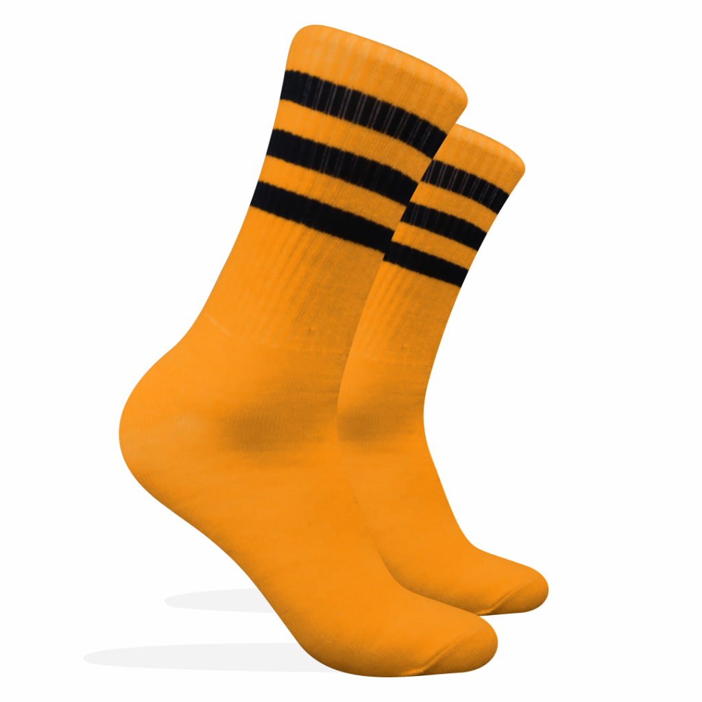 Kaos Kaki Oldschool - Kaos Kaki Skate - Motif Garis G21 - 4LAYER BENANG