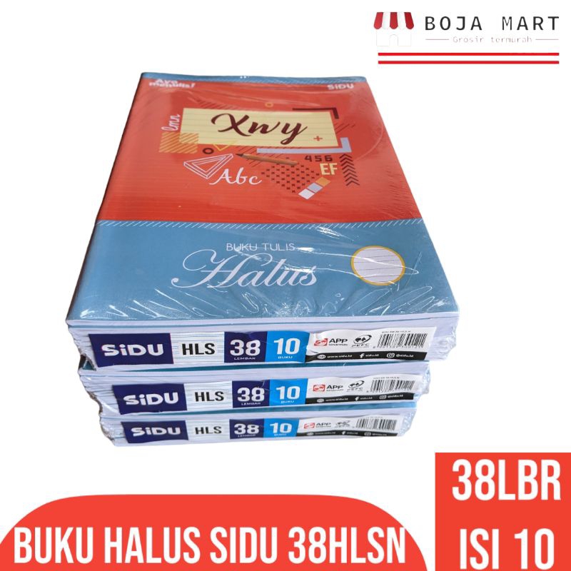 

BUKU HALUS SIDU 38 LBR ISI 10 BUKU 38HLSN SINAR DUNIA bukan Kiky