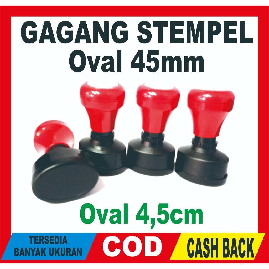 

gagang stempel oval 45