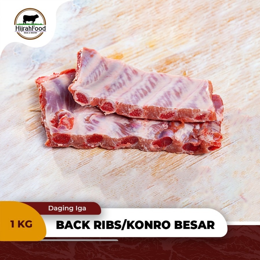 

Daging Sapi Iga Back Ribs Konro Potongan Besar