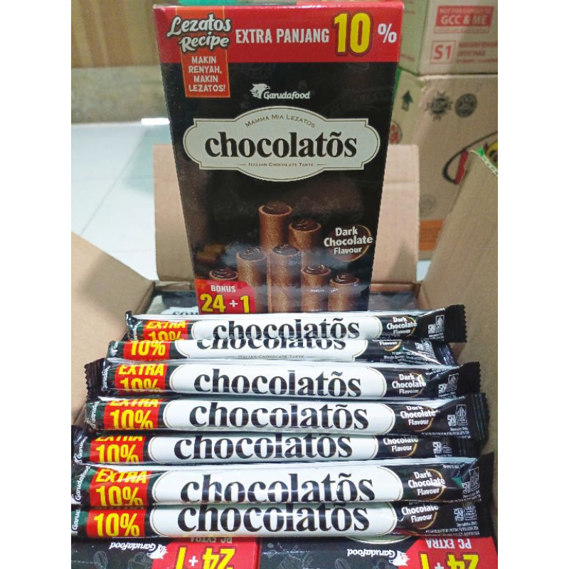 

Sekar_Shop07 Chocolatos Dark Box Hitam Isi 24+1Pc