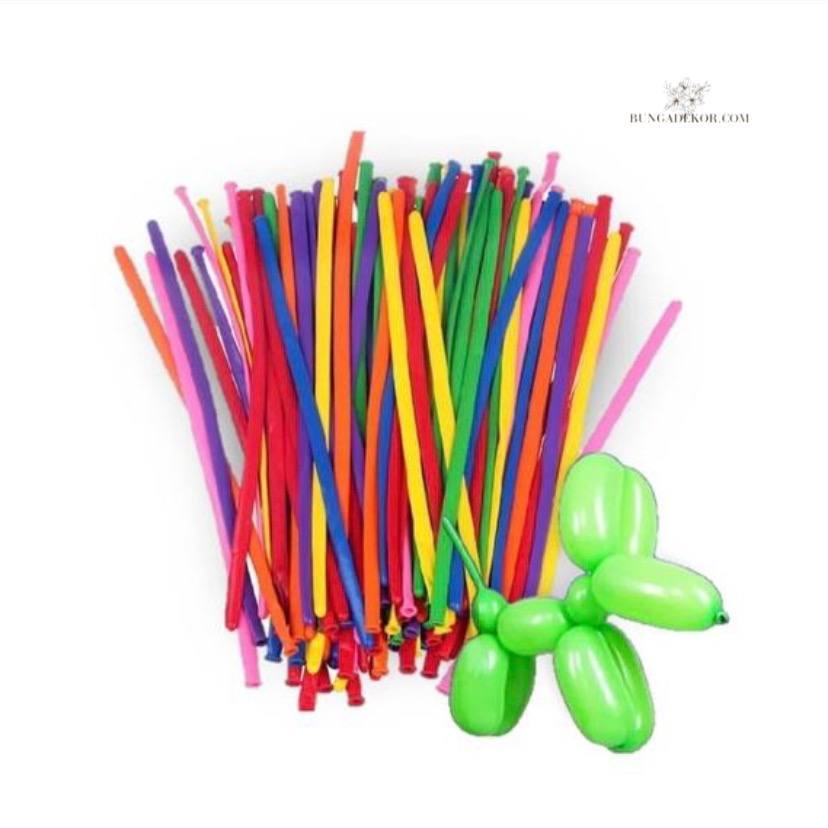 Balon Twist Panjang 100pcs