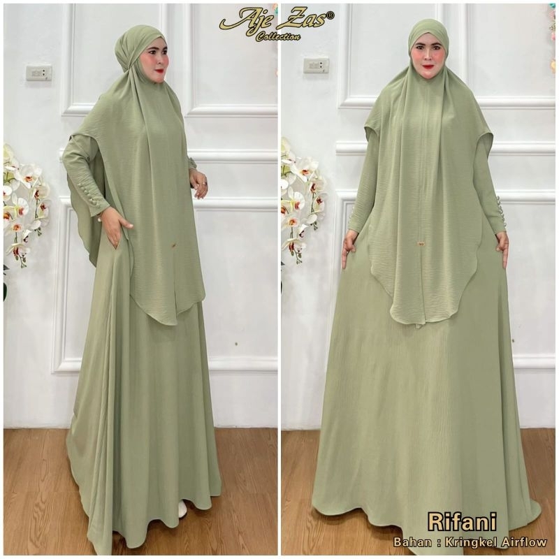 Gamis Syari Kode RIFANI Ory Aje Zas Matt Ceringklle Airfloe