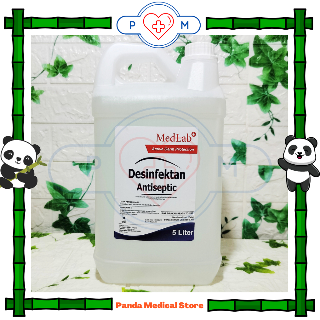 Disinfectant Antiseptic / Antiseptik Disinfektan 5 Liter MedLab