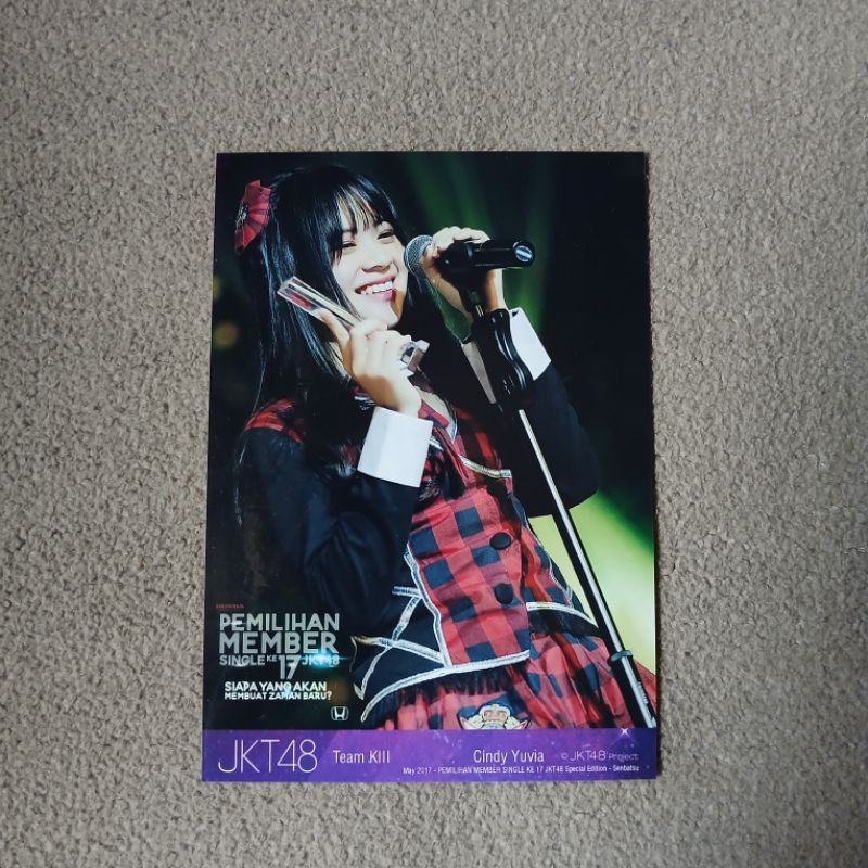 Photopack PP JKT48 Cindy Yuvia Yupi SSK Single ke-17 2017