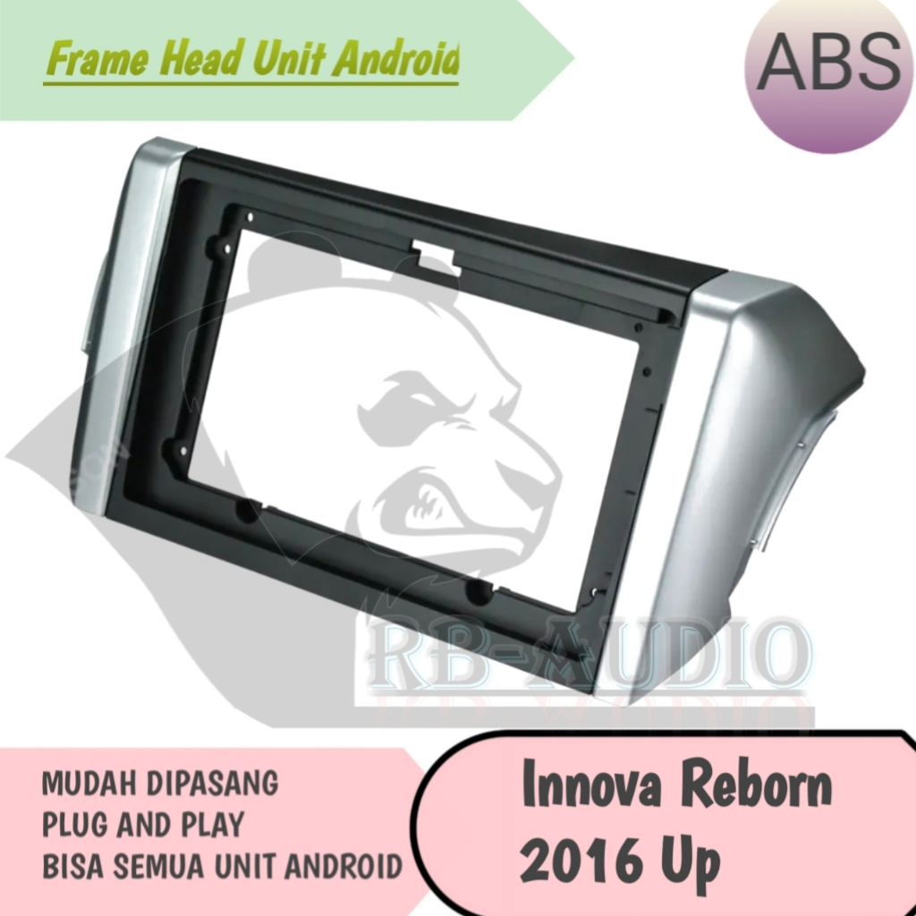 Frame Head Unit Android 9 inch for Innova Reborn 2016 up