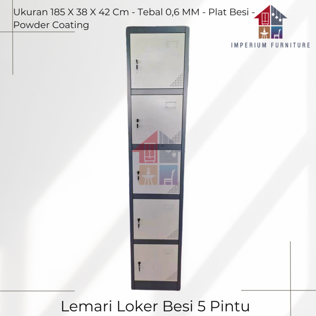 Loker Besi 5 Pintu / Loker Besi / Loker Sekolah / Loker Karyawan / Locker Besi / Locker 5 Pintu / Lo