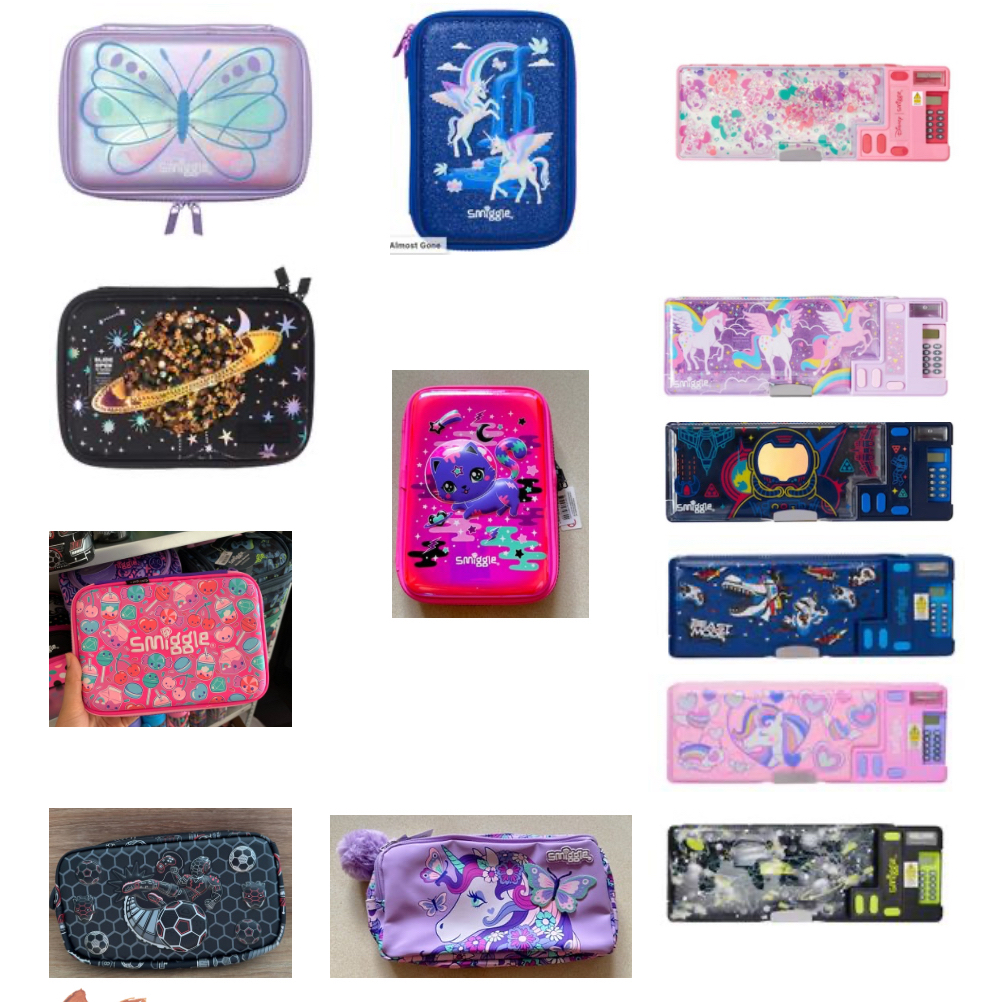 

[DK SMIGGLE ORIGINAL SG] SMIGGLE PENCIL CASE | 20TH BDAY SMIGGLE | Kotak pensil smiggle ori astronot minnie unicorn