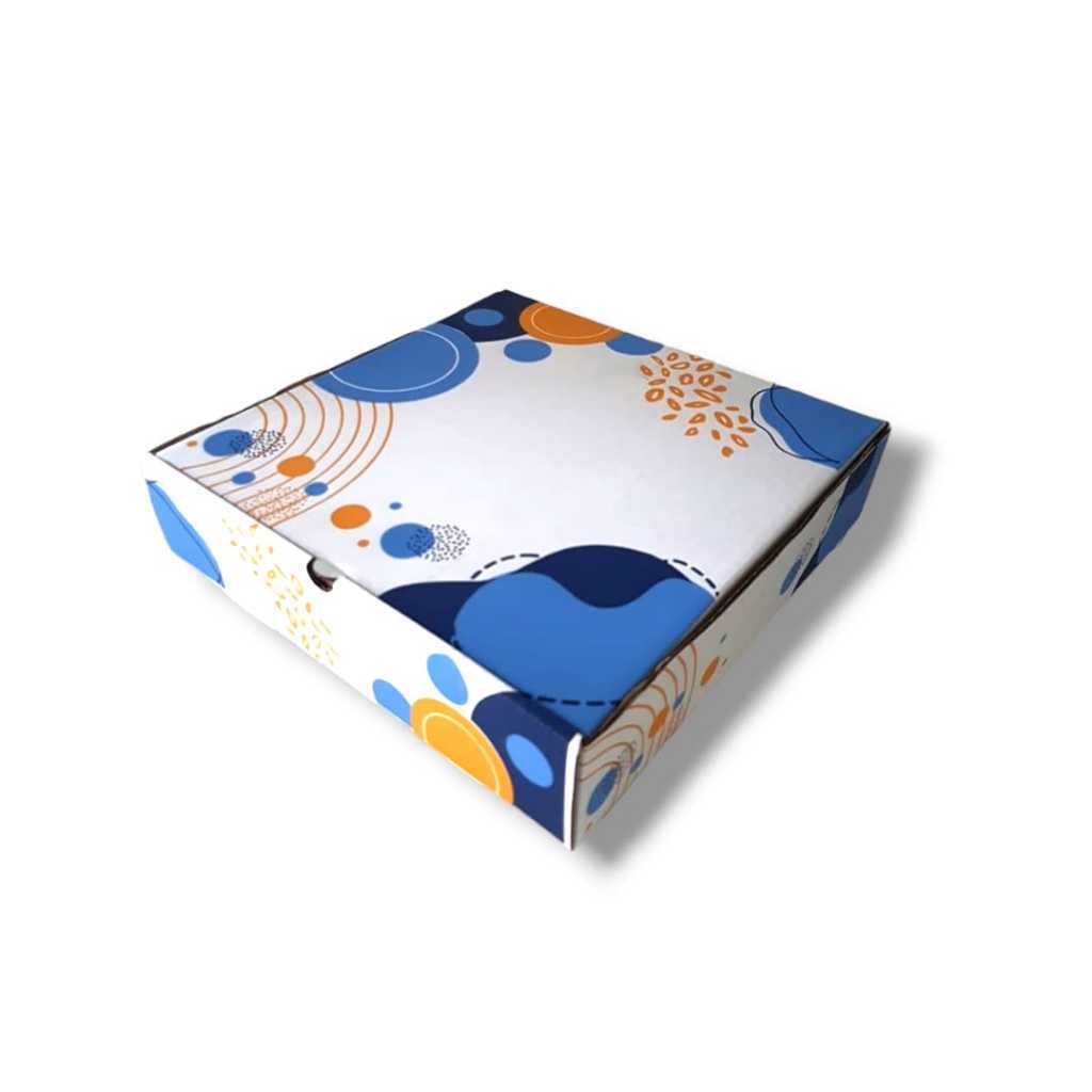 Kardus ukuran  20x20x7 cm Kardus Custom Box Karton Polos Hampers Pizza Nasi Kardus Ulang Tahun