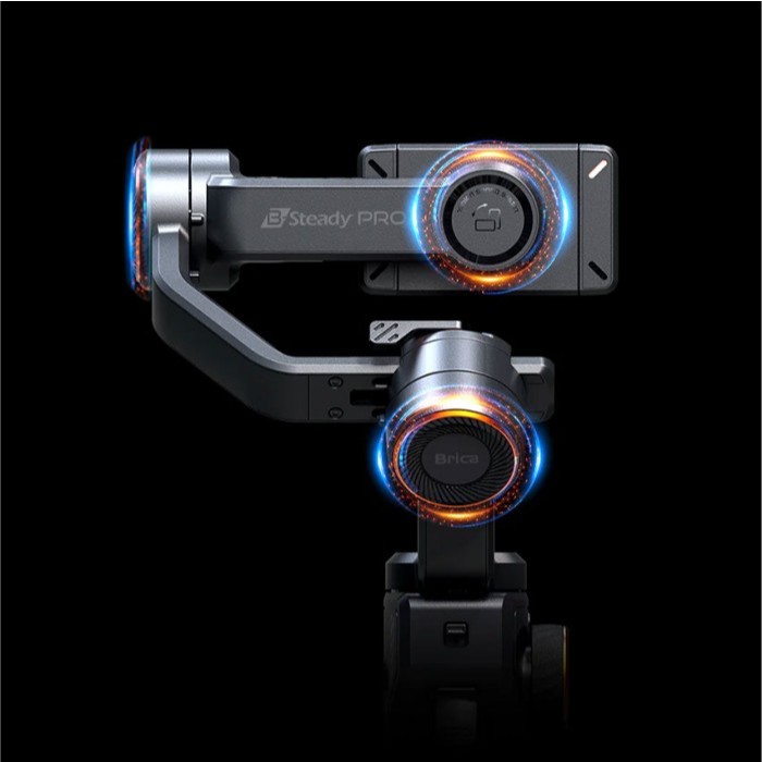 BRICA NOVA B-STEADY PRO ULTIMATE SMARTPHONE STABILIZER A.I TRACKING - IPHONE ANDROID GIMBAL STABILIZ