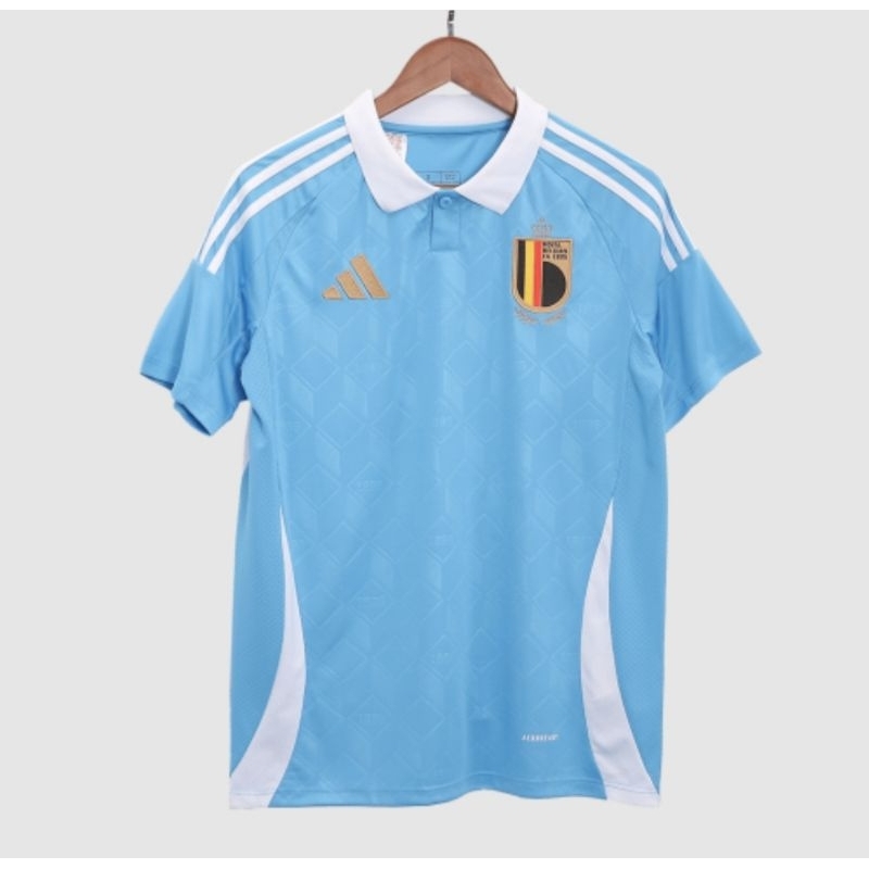 jersey bola belgia away euro 2024