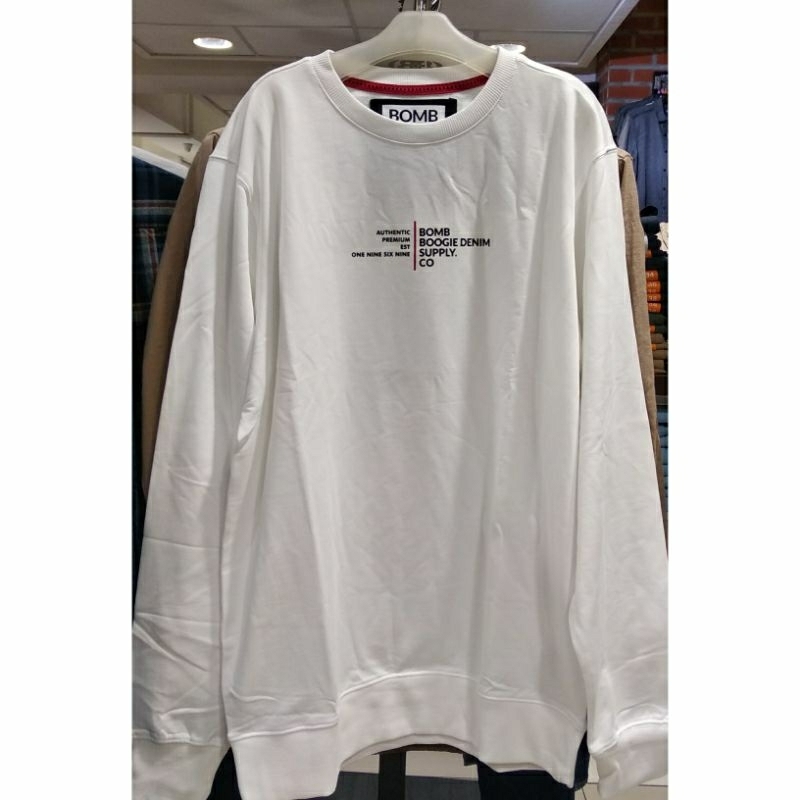 BOMBBOOGIE Original Sweater White Pria