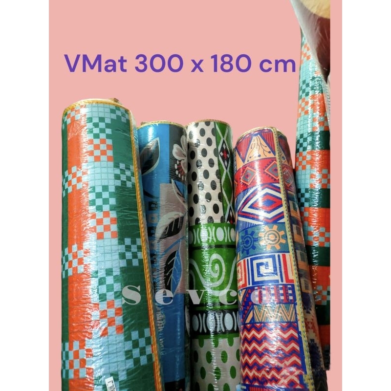 Karpet Tikar Matras Spon Gambar Lantai Victoria 300x180 Cm / Victoria Mat Busa Tebal Murah Gambar Ti