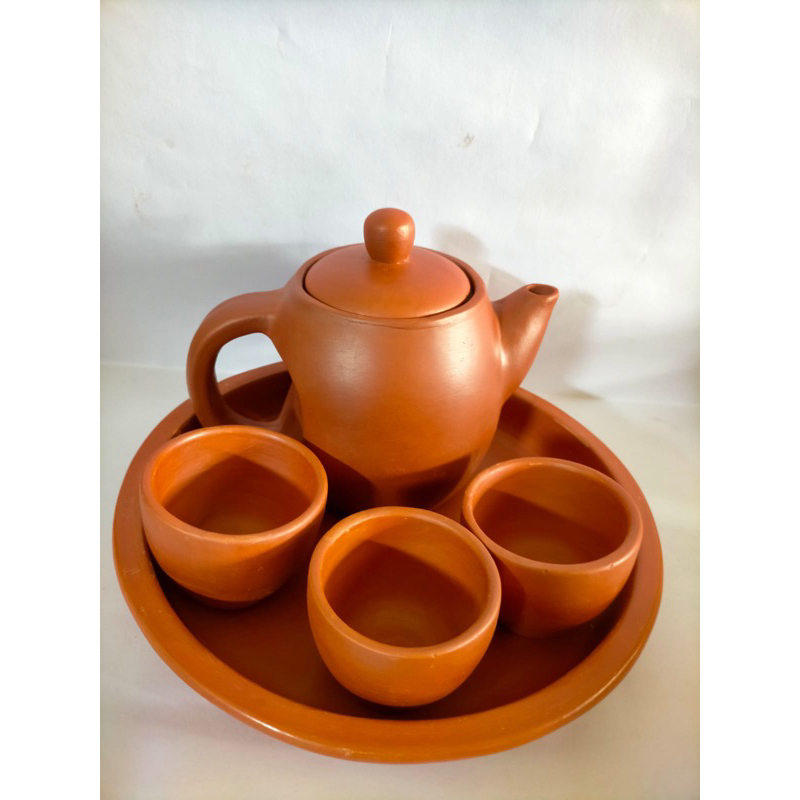 SET POCI GEMOY|Keramik Teh Poci lengkap dengan cangkir