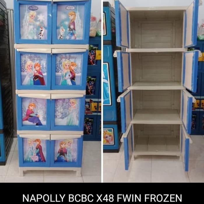 LEMARI PAKAIN PLASTIK NAPOLY BCBC X48 FWIN