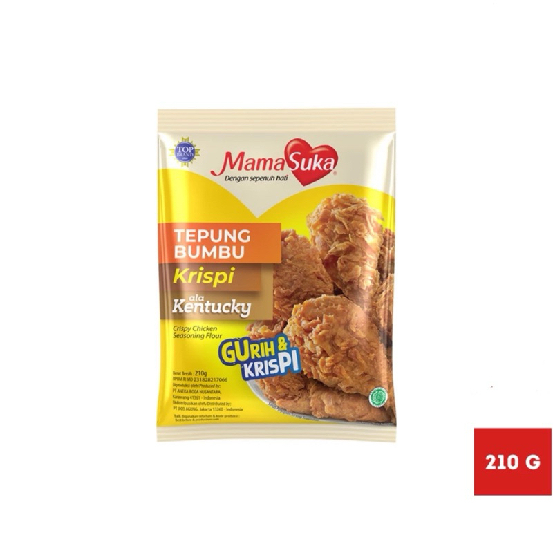 

Mamasuka Tepung Bumbu Ayam Krispi Ala Kentucky 210g
