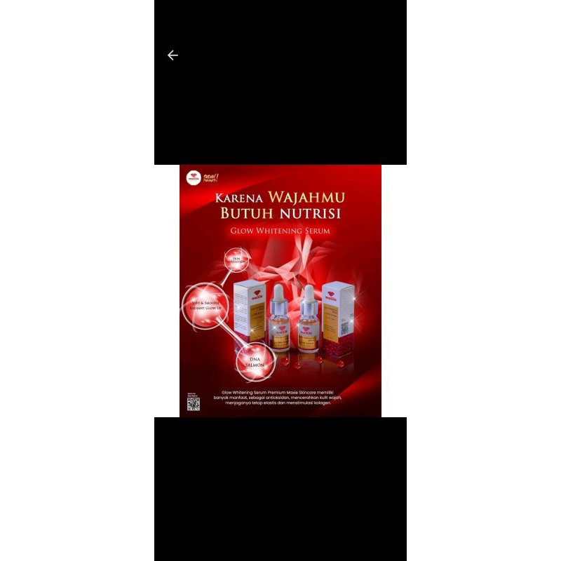 Glow Whitening Serum premium Maxie skincare