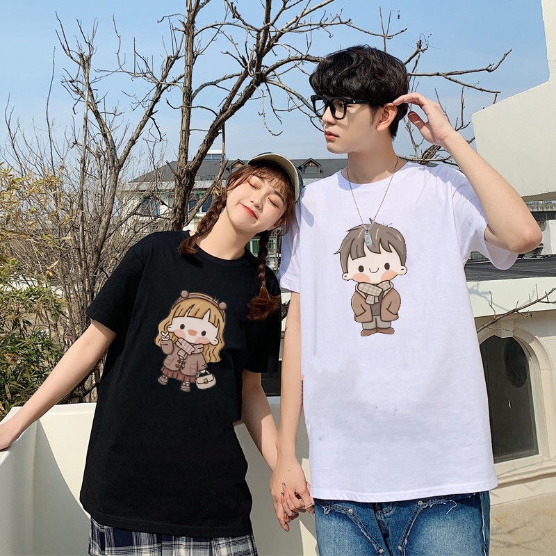 Baju Couple ARALE Lucu Gemoy Kekinian Bahan Lembut Kembaran Sama Ayang Super