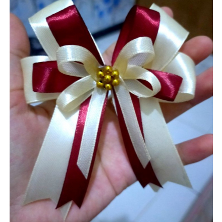 

1 Pcs Pita Kado / Pita Hampers / Pita Satin / Pita Jadi Tinggal Tempel / Pita Souvenir / Pita Parcel