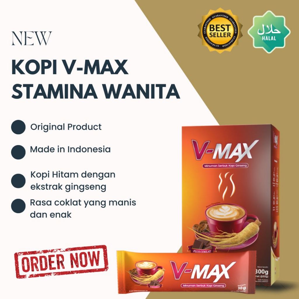 

KOPI V-MAX Kopi Stamina Wanita Dewasa Tahan Lama Original BPOM