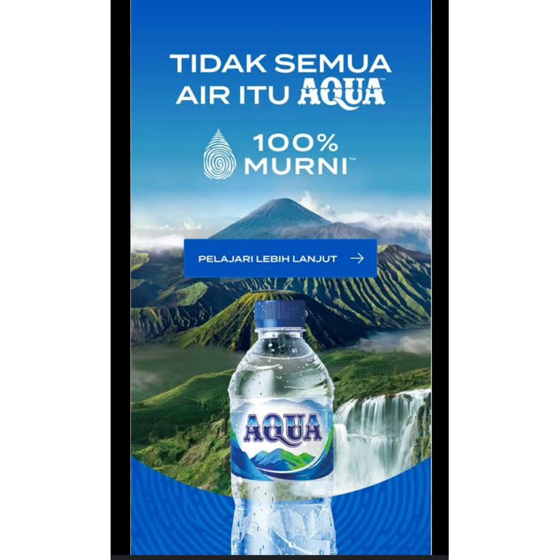 

(1 dus) Aqua 1500ml * 12 botol,satu dus