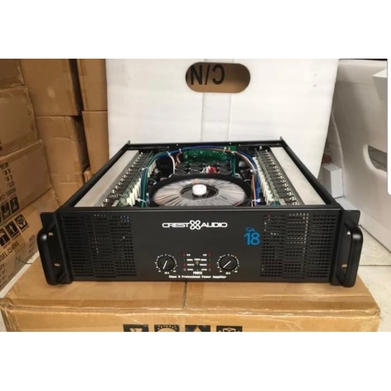POWER AMPLIFIER CREST AUDIO CA18/CA 18 BODY PANJANG