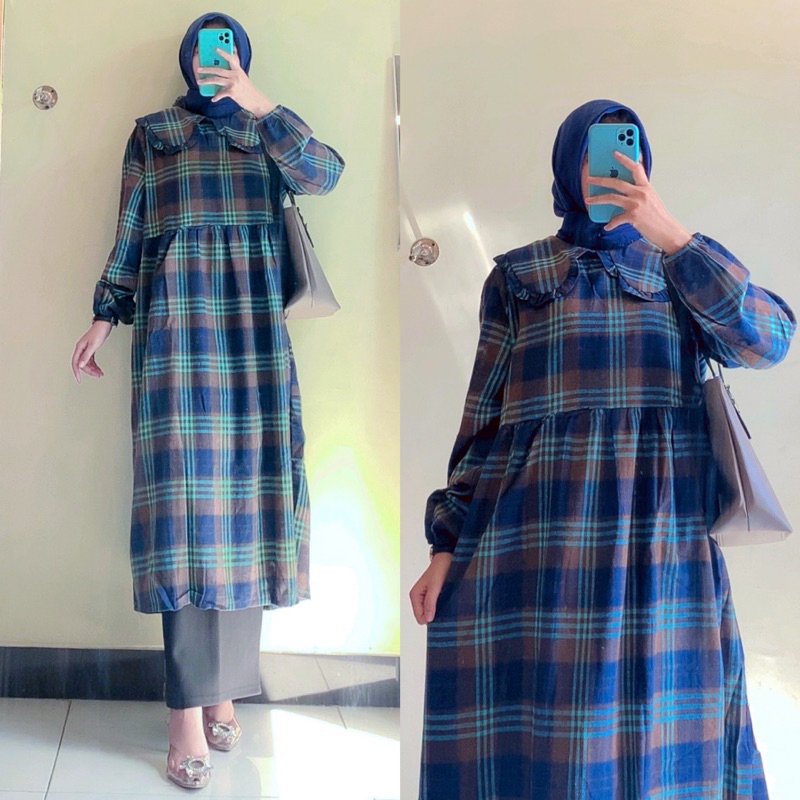 TUNIK FLANEL IMPORT
