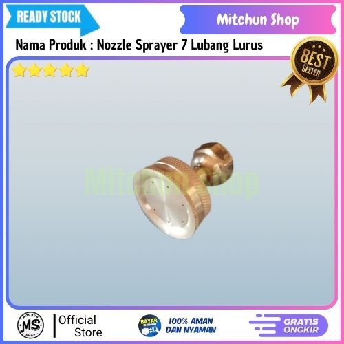 Nozzle Sprayer 7 Lubang Lurus | Nozzle Sprayer Lurus 7 Lubang | Sprayer 7 Lubang | Spuyer 7 Lubang