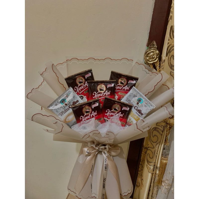 

buket kopi/buket jajan/buket uang/buket boneka/buket coklat