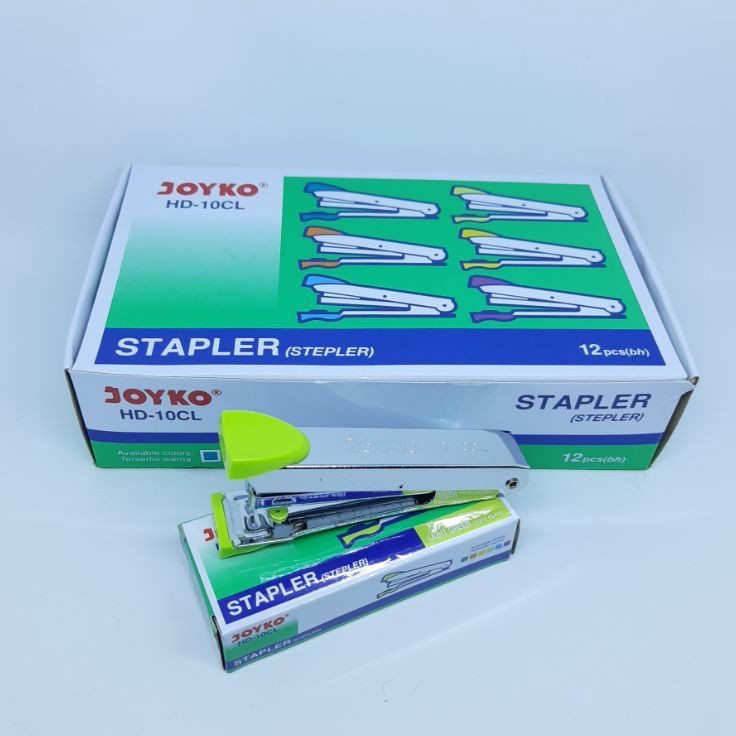 

Trendy STAPLER JOYKO isi 6pcs STEPLES HD1CL WARNA GROSIR