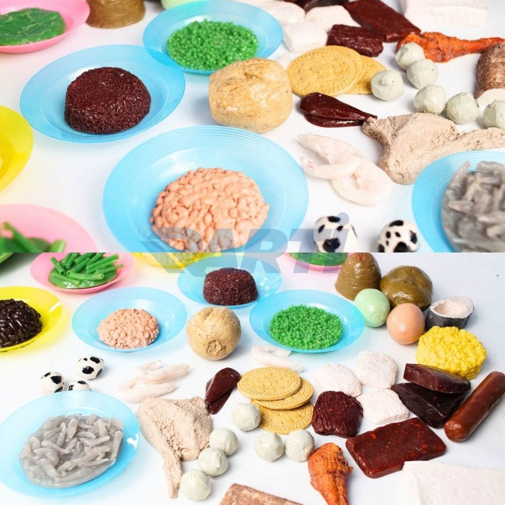 Food Model Resin Peraga Makanan Gizi Seimbang item Satuan