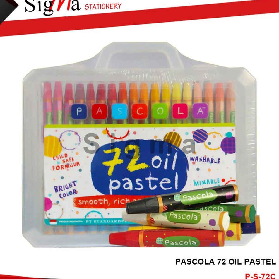 

Crayon Murah PASCOLA 72 warna
