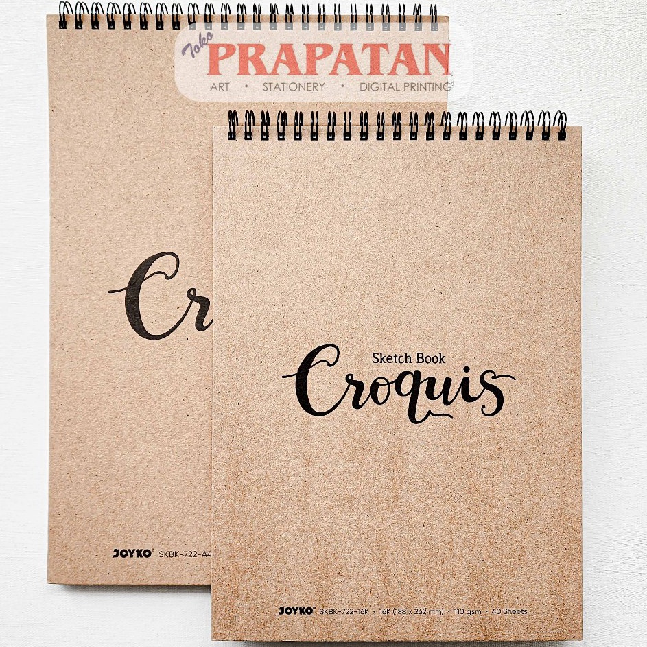 

Joyko Sketchbook Croquis Hard Cover SKBK722 Buku Gambar