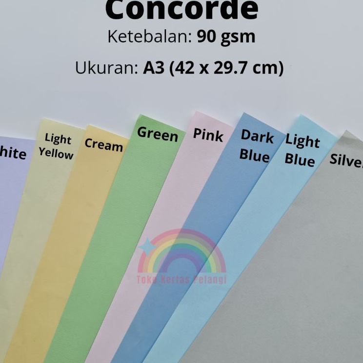 

Kes Concorde A3 9 gsm per 25 pcs