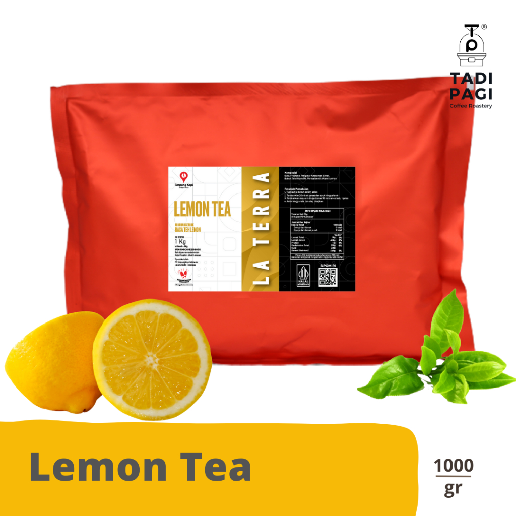 

Powder Lemon Tea Bubuk Teh Lemon La Terra