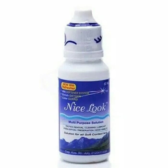 AIR SOFTLENS NICE LOOK // nice look air spftlens // pembersih softlens nice look