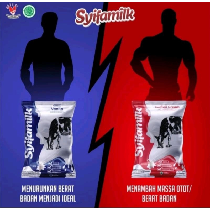 

Susu Sapi Bubuk Syifamilk 350gr Penggemuk badan & Susu Diet