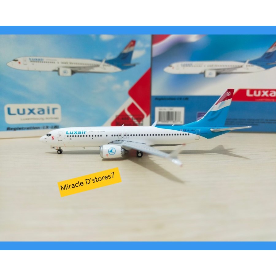 Luxair 737 Max 8 LX-LBL Phoenix 1:400