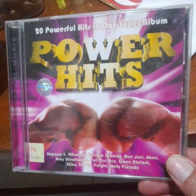 cd musik original power hits 20 powerful hits in one supee album (Cd 350)