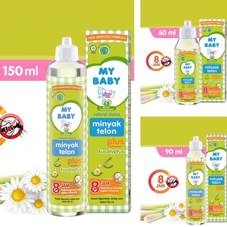 

Pasti Murah MY BABY minyak Telon 6ml 9ml 15ml 8jam anti nyamuk