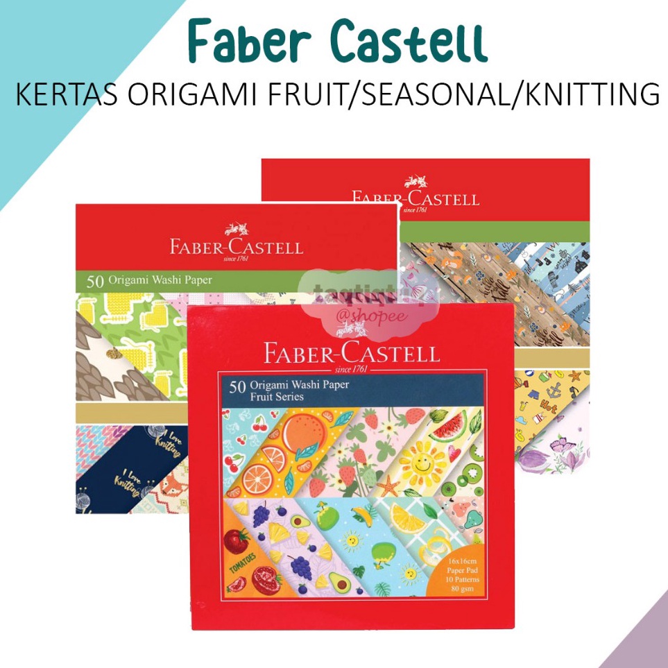 

Hadir Favorit Faber Castell Kertas Origami Washi Paper 5 Lembar Motif Fruit Series Seasonal Knitting Pattern