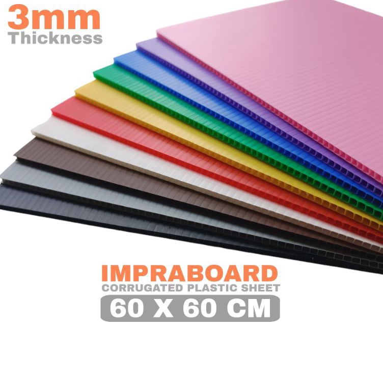 

Infraboard Impraboard 3mm 6 x 6 cm 6x6 cm 6x6cm PP Board Art Board Imfraboard Karton Plastik