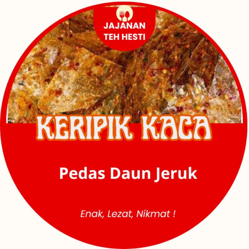 

Keripik Kaca Pedas Daun Jeruk Teh hesti 100gram / kripca pedas / kripca enak / kripca murah / snack ringan / cemilan murah / halal