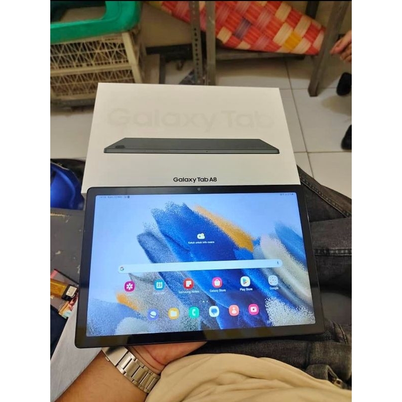 Tablet 10.5 inch second bekas SAMSUNG GALAXY Tab A8 2022 4G LTE 4/128