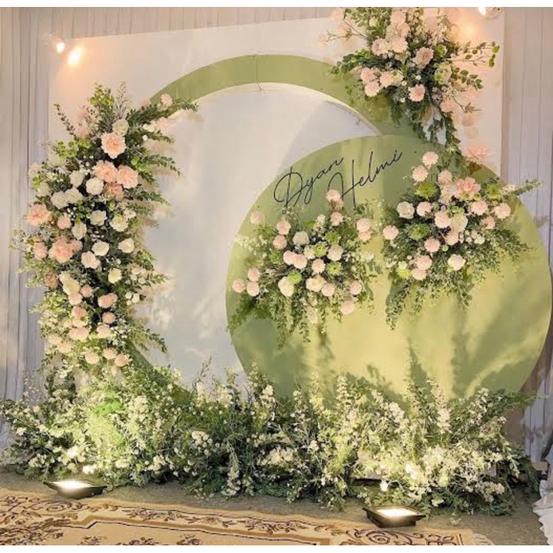 backdrop pelaminan minimalis / backdrop pelamin/ backdrop dekorasi / backdrop dekorasi pelaminan