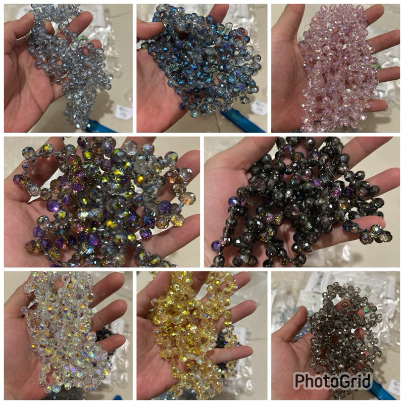 MANIK MOTE CEKO TETES GRADE AAA LUBANG SAMPING CHERRY BEADS