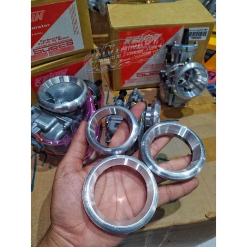 corong karbu pwk pe pwl velocity corong karburator karbu cincin donat slim pe pwk pwl ninja uk 24 26