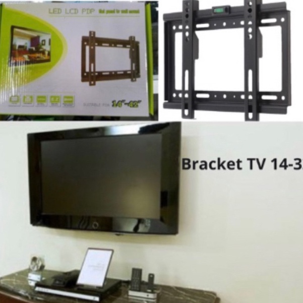 B27 Bracket TV 14 42 INCH FIX braket tv 14 inch 42 inch super slim LENGAN TV 1442 IN
